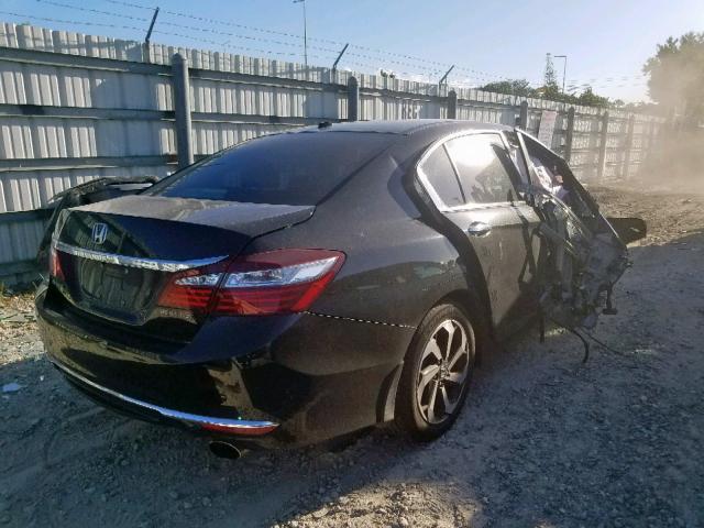 1HGCR2F89GA056259 - 2016 HONDA ACCORD EXL BLACK photo 4