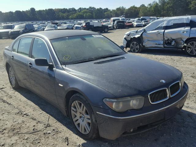 WBAGN63492DR07646 - 2002 BMW 745 LI BLUE photo 1