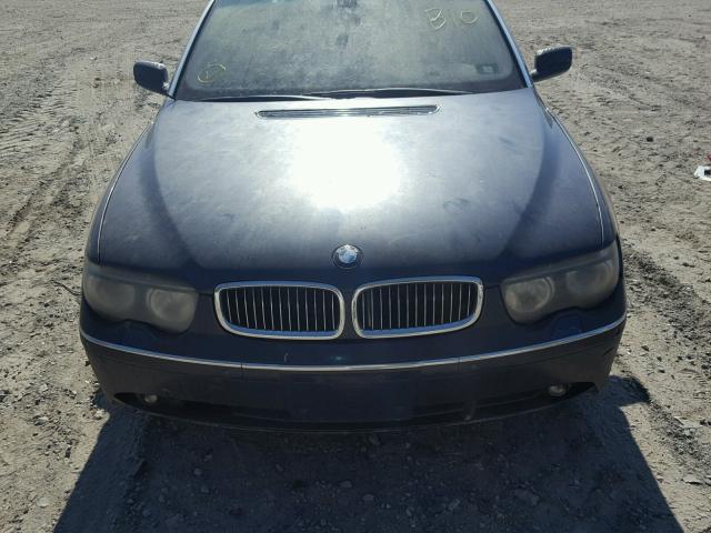 WBAGN63492DR07646 - 2002 BMW 745 LI BLUE photo 7