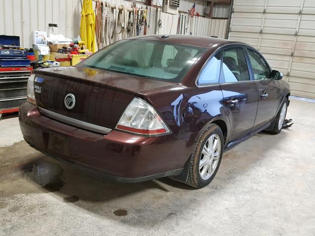 1MEHM42W69G634514 - 2009 MERCURY SABLE PREM BURGUNDY photo 4