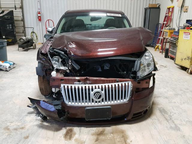 1MEHM42W69G634514 - 2009 MERCURY SABLE PREM BURGUNDY photo 9