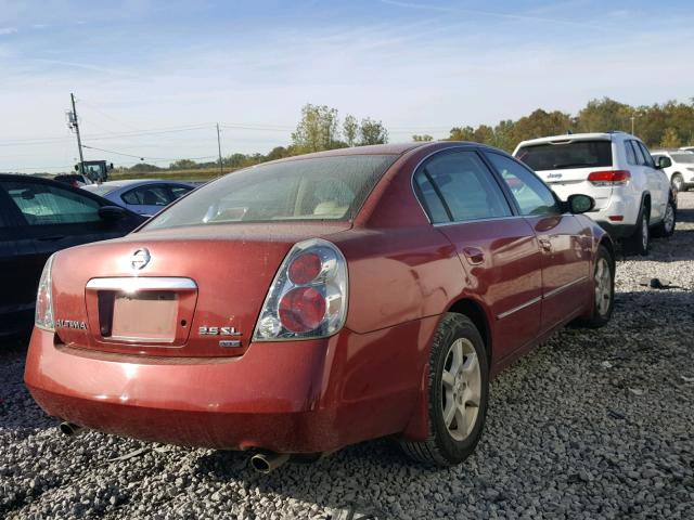 1N4BL11E55C144784 - 2005 NISSAN ALTIMA SE RED photo 4