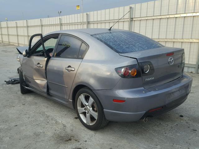 JM1BK323341189853 - 2004 MAZDA 3 S GRAY photo 3