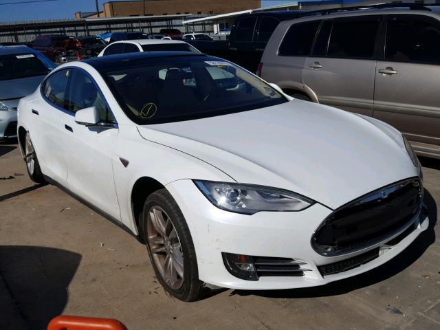 5YJSA1CN5DFP20534 - 2013 TESLA MODEL S WHITE photo 1