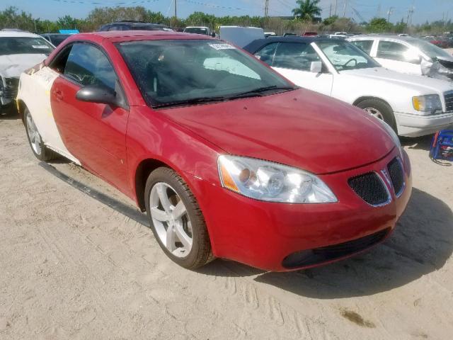 1G2ZH368664264537 - 2006 PONTIAC G6 GT RED photo 1