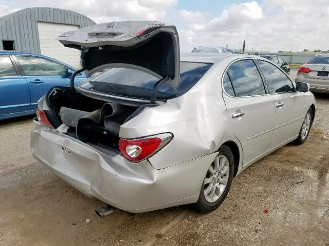 JTHBA30G445012728 - 2004 LEXUS ES 330 GOLD photo 4