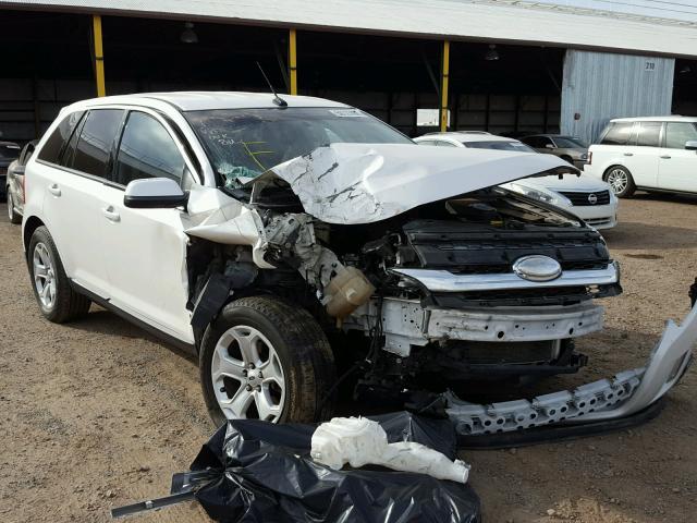 2FMDK3JC7CBA08603 - 2012 FORD EDGE SEL WHITE photo 1