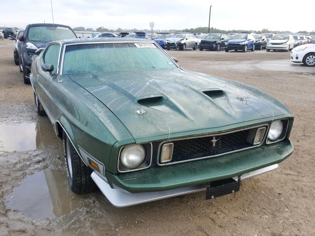 3F05H225669 - 1973 FORD MUSTANG MA GREEN photo 1