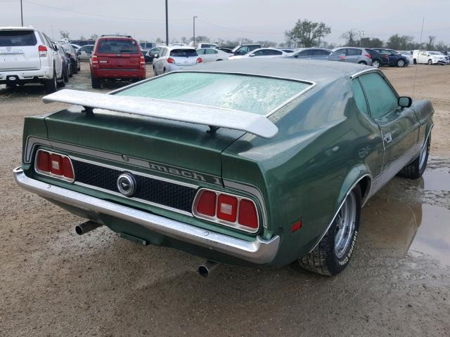 3F05H225669 - 1973 FORD MUSTANG MA GREEN photo 4
