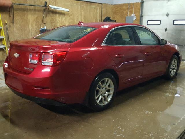 1G11D5SR4DF216396 - 2013 CHEVROLET MALIBU 1LT 红色 照片 4