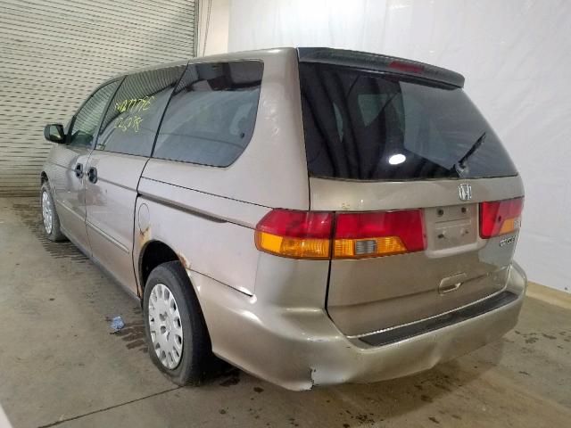 5FNRL185X4B071878 - 2004 HONDA ODYSSEY LX GOLD photo 3