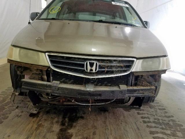 5FNRL185X4B071878 - 2004 HONDA ODYSSEY LX GOLD photo 9