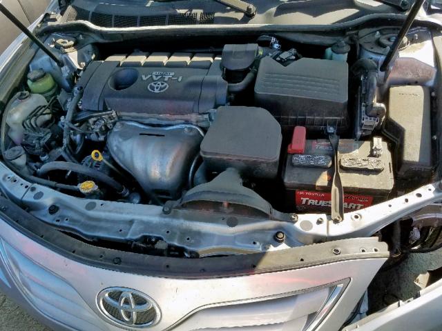 4T1BF3EK3AU077759 - 2010 TOYOTA CAMRY BASE SILVER photo 7