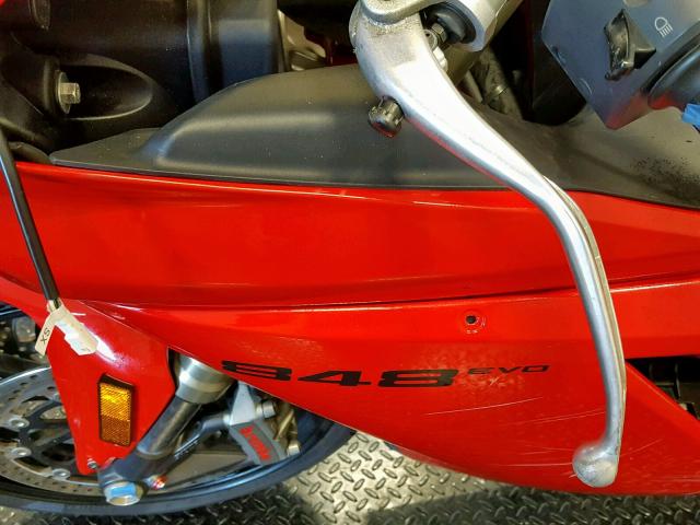 ZDM1XBMV6BB015566 - 2011 DUCATI 848 RED photo 10