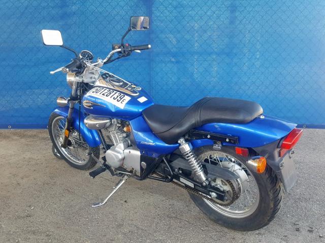 JKABNRA176DA16149 - 2006 KAWASAKI BN125 A6F BLUE photo 3