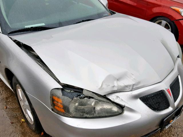 2G2WP552781106771 - 2008 PONTIAC GRAND PRIX Արծաթագույն լուսանկար 9