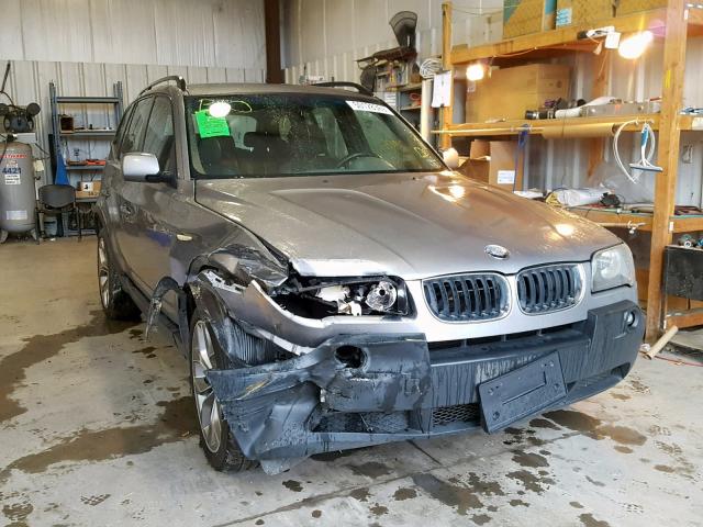 WBXPA73414WB23933 - 2004 BMW X3 2.5I GRAY photo 1