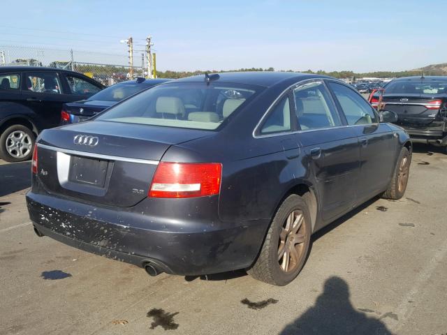 WAUAH74F06N124072 - 2006 AUDI A6 3.2 BLUE photo 4