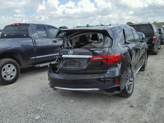 5FRYD3H83HB011184 - 2017 ACURA MDX ADVANC BLACK photo 4