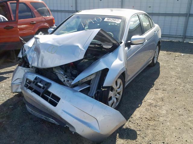 1HGCP2F85AA170529 - 2010 HONDA ACCORD EXL SILVER photo 2