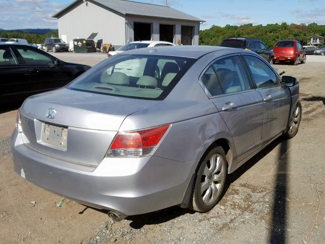 1HGCP2F85AA170529 - 2010 HONDA ACCORD EXL SILVER photo 4