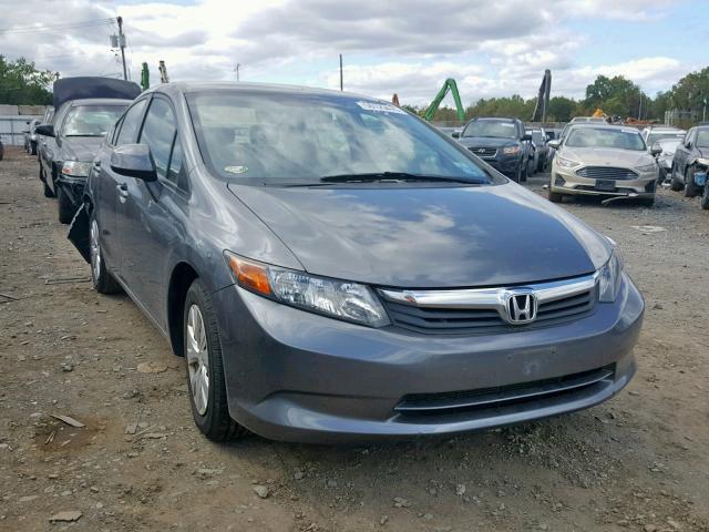 19XFB2F52CE003528 - 2012 HONDA CIVIC LX GRAY photo 1