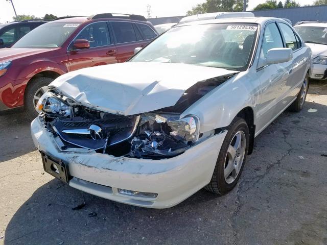 19UUA56633A082166 - 2003 ACURA 3.2TL WHITE photo 2