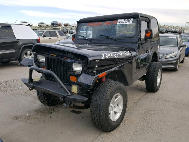 1J4FY19P9RP432772 - 1994 JEEP WRANGLER / BLACK photo 2