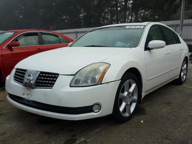 1N4BA41E36C840374 - 2006 NISSAN MAXIMA SE WHITE photo 2