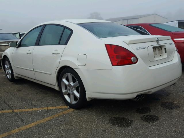 1N4BA41E36C840374 - 2006 NISSAN MAXIMA SE WHITE photo 3