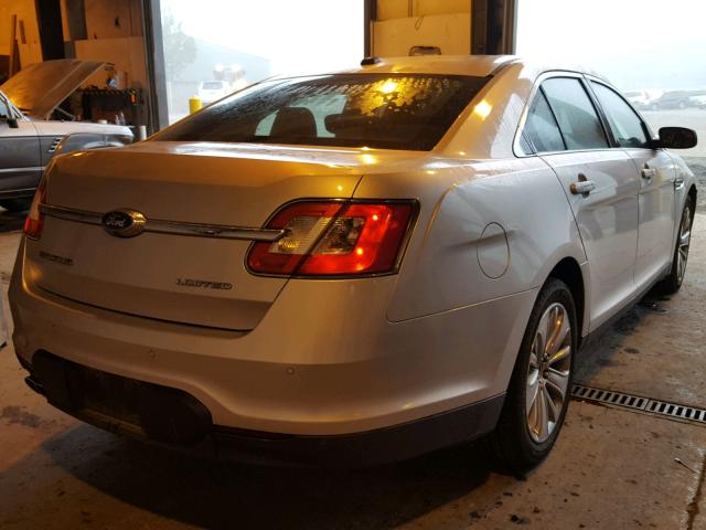 1FAHP2FW6CG101891 - 2012 FORD TAURUS LIM SILVER photo 4