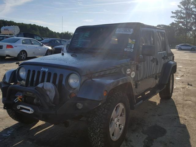 1J4GA59177L182612 - 2007 JEEP WRANGLER S BLUE photo 2