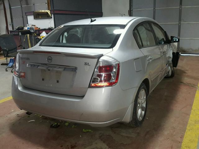 3N1AB6AP5CL783209 - 2012 NISSAN SENTRA 2.0 SILVER photo 4