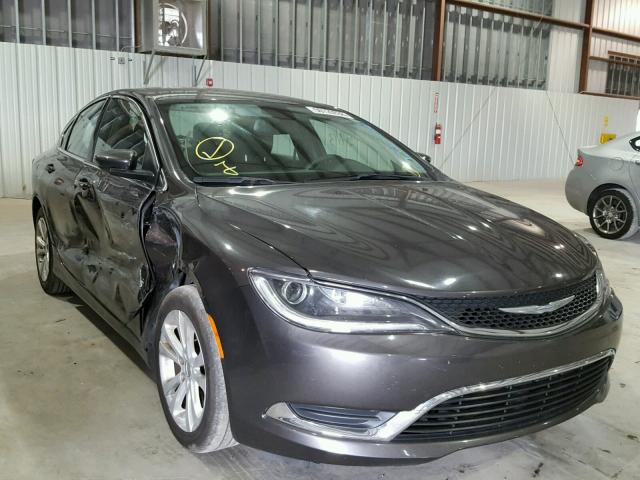 1C3CCCAB0GN140833 - 2016 CHRYSLER 200 LIMITE GRAY photo 1