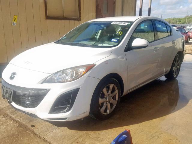 JM1BL1SF4A1340108 - 2010 MAZDA 3 I WHITE photo 2