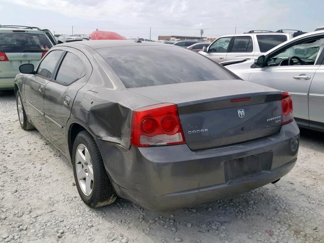 2B3CA3CV5AH197779 - 2010 DODGE CHARGER SX GRAY photo 3