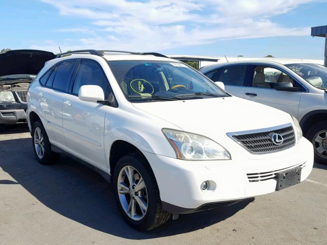 JTJHW31U972021994 - 2007 LEXUS RX 400H WHITE photo 1