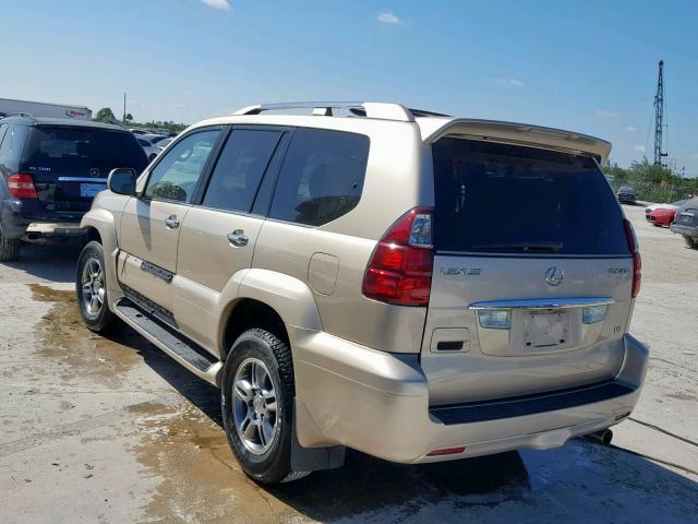 JTJBT20X190175103 - 2009 LEXUS GX 470 TAN photo 3