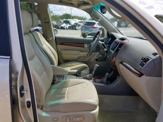 JTJBT20X190175103 - 2009 LEXUS GX 470 TAN photo 5