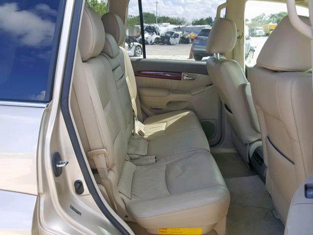 JTJBT20X190175103 - 2009 LEXUS GX 470 TAN photo 6