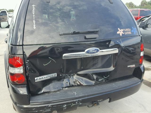 1FMEU65E47UA59245 - 2007 FORD EXPLORER L BLACK photo 9