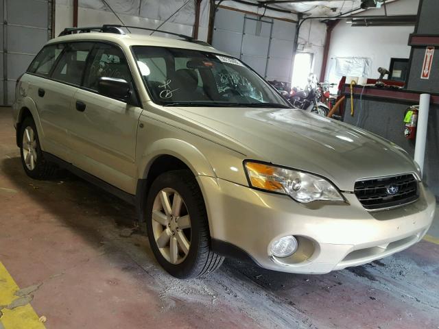 4S4BP61C167315370 - 2006 SUBARU LEGACY OUT TAN photo 1