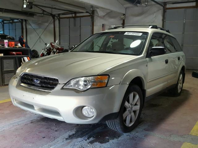 4S4BP61C167315370 - 2006 SUBARU LEGACY OUT TAN photo 2