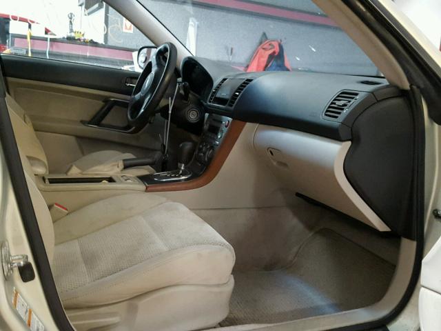 4S4BP61C167315370 - 2006 SUBARU LEGACY OUT TAN photo 5