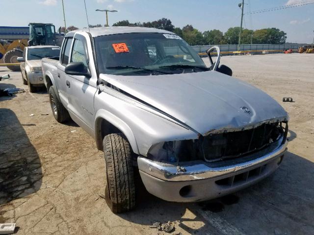 1B7GG2AN01S197449 - 2001 DODGE DAKOTA QUA SILVER photo 1