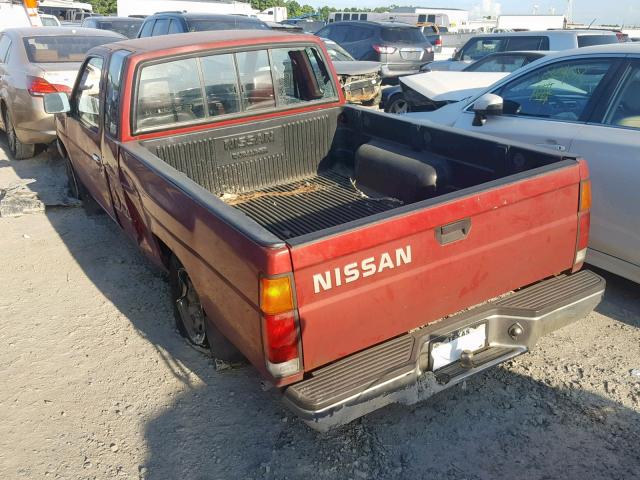 1N6SD16S9MC350739 - 1991 NISSAN TRUCK KING RED photo 3