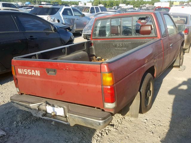 1N6SD16S9MC350739 - 1991 NISSAN TRUCK KING RED photo 4