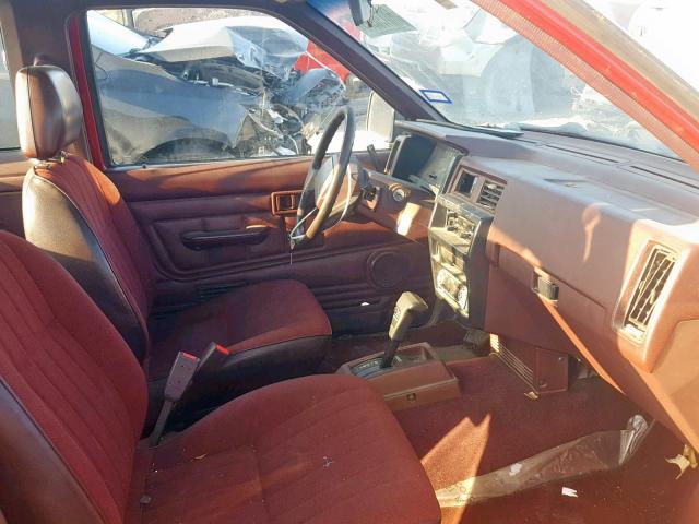 1N6SD16S9MC350739 - 1991 NISSAN TRUCK KING RED photo 5