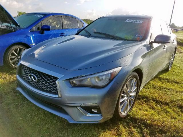 JN1EV7AP4KM514542 - 2019 INFINITI Q50 LUXE CHARCOAL photo 2