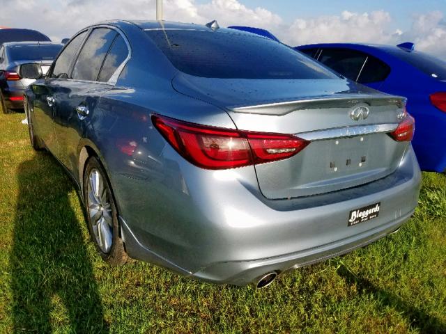 JN1EV7AP4KM514542 - 2019 INFINITI Q50 LUXE CHARCOAL photo 3